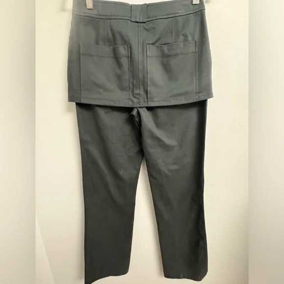 Zara Charcoal Gray Asymmetrical Trousers - Picture 6 of 14